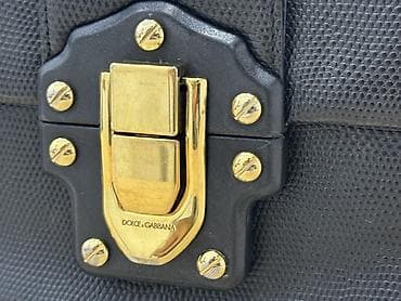 Сумки: Dolce & Gabbana Lucia Top Handle / Satchel Black lizard/iguana — 2