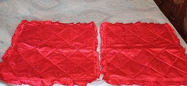 - Məhsul: Qırmızı dekorativ yastıq üzləri (2 ədəd set) - Material at lalafo.az - Məhsul: Qırmızı dekorativ yastıq üzləri (2 ədəd set) - Material