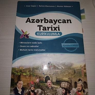 Məhsul: “Azərbaycan Tarixi – Kurikulumla” dərs vəsaiti (2024/25-ci il