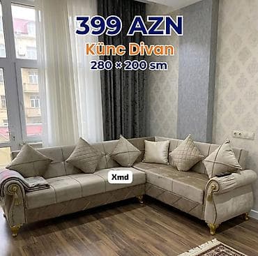 Künc divan – 280 × 200 sm - Qiymət: 399 AZN - Model: Künc divan - lalafo.az -da Künc divan – 280 × 200 sm - Qiymət: 399 AZN - Model: Künc divan -