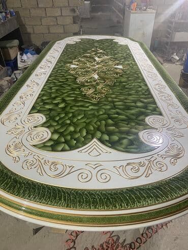 бильярдный стол купить в оше: Qonaq masası, Yeni, Açılmayan, MDF, Oval masa — 2