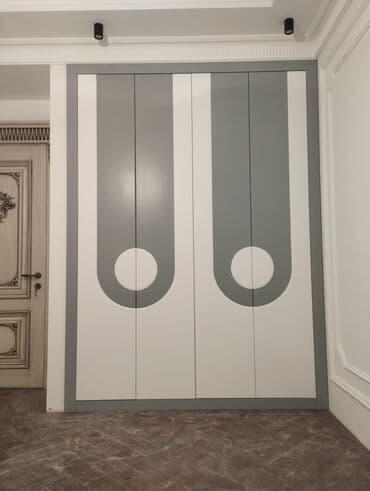 мебель для спальни: Düz dolab, Yataq otağı üçün, Qarderob, Açılan, Quraşdırıla bilən — 4