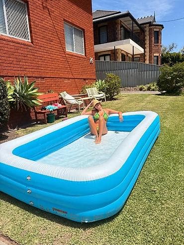 bas gitara: ☀️ Yayın ən gözəl hədiyyəsi – Hovuz! 💦3.05×1.83 İsti havalarda ailəniz — 1