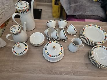 Çay dəsti, rəng - Ağ, Farfor — 2