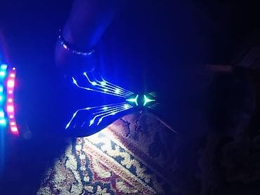 king kong: Elektrik hoverboard (segway) – LED işıqlı, kosmik naxışlı gövdə - — 3
