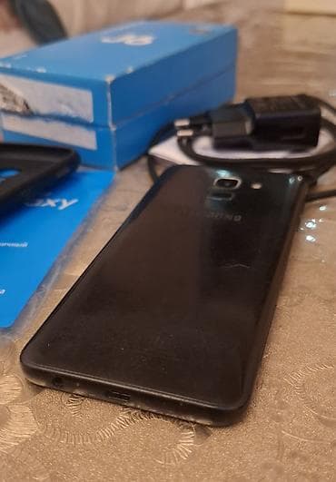 basovka qutusu: Samsung Galaxy J6, 32 GB, rəng - Qara, Sensor, Barmaq izi, İki sim kartlı — 2