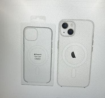 səs ucaldıcılar: Apple iPhone 13 Clear Case with MagSafe (Model A2710, MM2X3ZM/A) - — 2