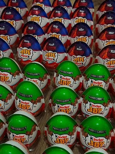 sunnet konfetleri: Məhsul: Kinder Joy yumurtaları – tematik seriyalar - — 2