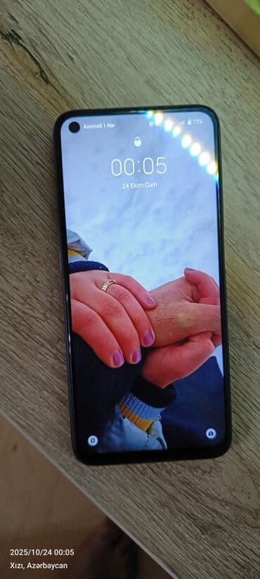 аккумулятор 12в 7а ч: Realme 128 ГБ, цвет - Голубой, Две SIM карты — 1