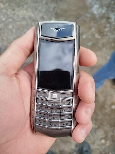 Vertu rəng - Gümüşü, Düyməli