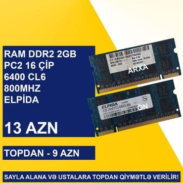 Lincoln: Operativ Yaddaş "DDR2 2GB 667/800Mhz Sodimm" SAYLA ALANA VƏ USTALARA — 4