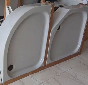 duş kabinaları: Avropa istehsali duskabin altliqi akril uzlukle her olcude var — 8