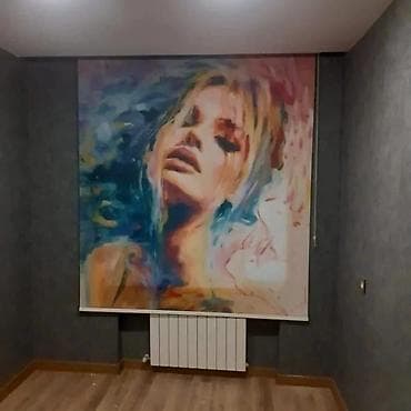 Fotojalyüzlü rulon pərdə - Material: sıx, işıqkeçirməz parça (foto