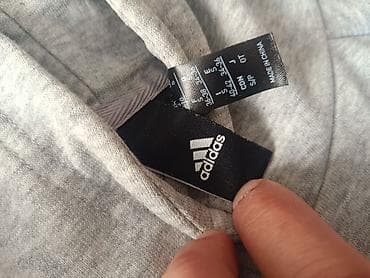 adidas az: Svitşot, Adidas, S, rəng - Boz — 2