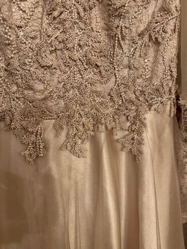 Ziyafət donları: Zərif ziyafət/libas 550 azn alinib 1 defe geyinilib. - Rəng — 3