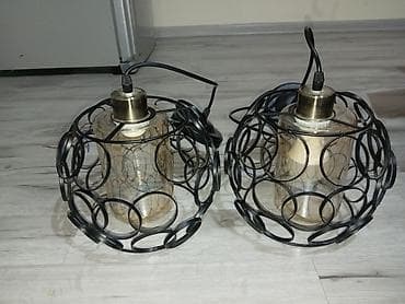 projektor isiq: Çılçıraq, 2 lampa, Metal — 2