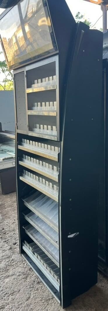 işlənmiş vitrinlər: 210 * 90 * 40, Mat qara, İşlənmiş — 2