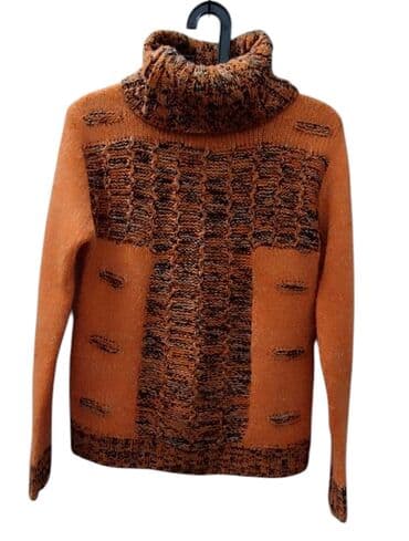 boğazlı qadın sviterləri: Оранжевый свитер, в реальности ярче, чем на фото, не носился — 1