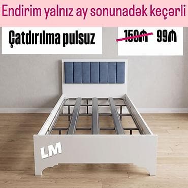 Yeni, Təknəfərlik çarpayı, Matrassız lalafo.az -da Yeni, Təknəfərlik çarpayı, Matrassız