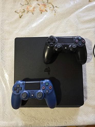 плейстейшен 2 цена: PlayStation 4 Slim konsolu + 2 ədəd DualShock 4 oyun pultu paketi — 2