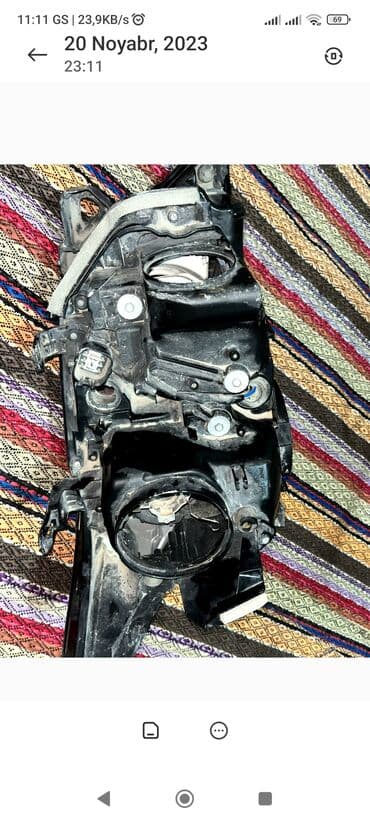 двигатель на портер: Xarici maşın farasi plasmasi sınıb matoru işləyir sağa sola çevrilir — 1