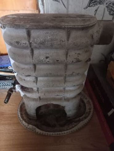 буржуйка для дома: Ceyran Peçi, İşlənmiş, yanacaq - Qaz — 1