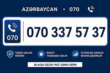 Mobil telefon və aksesuarlar: Kategoriya: Mobil nömrə (AZERBAYCAN – 070) Təqdim olunur: Yadda — 1