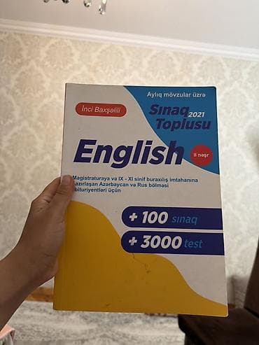 İdman və hobbi: Məhsul: “English – Sınaq Toplusu” (İnci Baxşəli­li, 2021, II nəşr) — 1