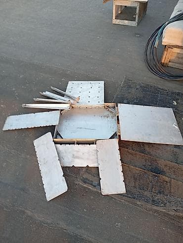 Metal alovdan mühafizə qutusu/damper komplekti - Material: qalın