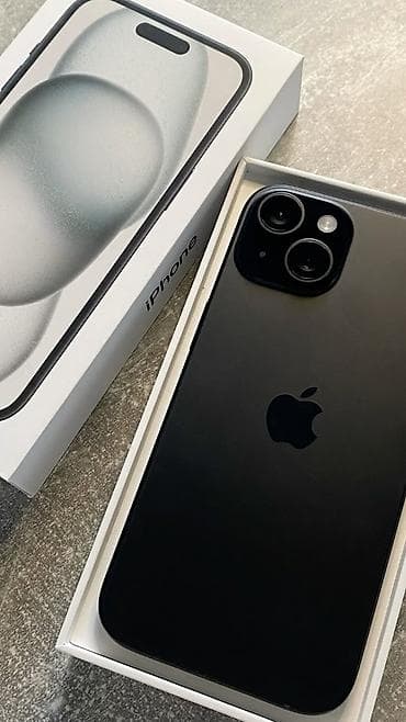 IPhone 15, 128 GB, Qara, Face ID lalafo.az -da IPhone 15, 128 GB, Qara, Face ID