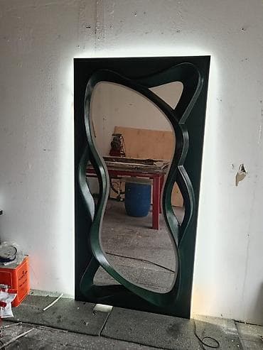 Güzgü Döşəmə üstü, Dekorativ, Arxa işıqlı