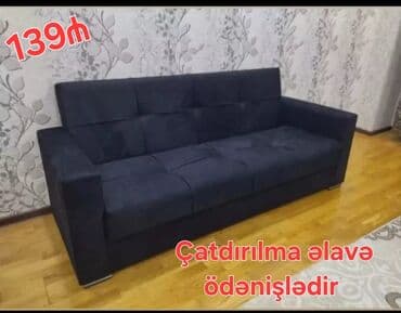 2ci əl divan kreslo: Divan, Yeni, Açılan, Bazalı, Parça, Ödənişli çatdırılma — 5