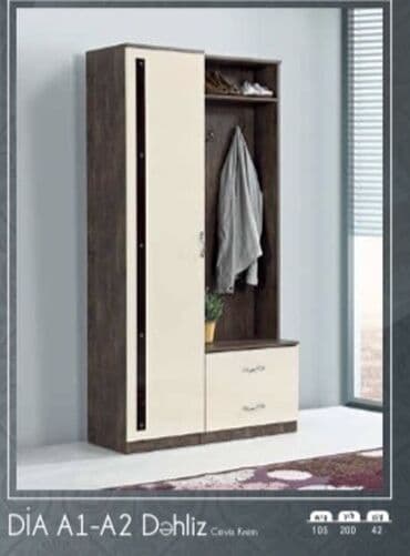 Ev üçün digər mallar: Yeni, Açılan, 1 qapı Düz dolab, Dəhliz dolabı — 1