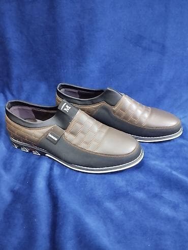 ayaqqabı: Kişi ayaqqabısı – slip-on model - Rəng: qəhvəyi və qara — 1