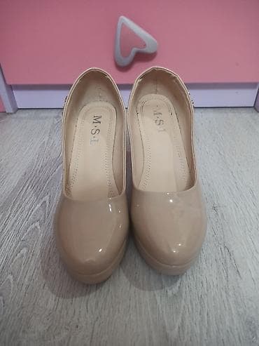 melissa ayaqqabi instagram: Bej rəngli, parlaq lak örtüklü qadın tufliləri - Brend: M.S.L (daxili — 2