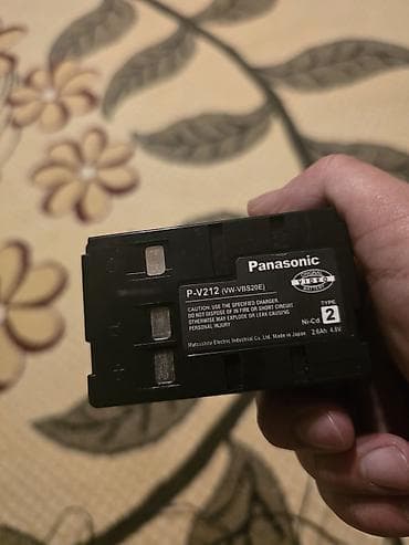 sumqa: Retro videokamera dəsti – kasetli (VHS-C) panasonic markasina aid — 6