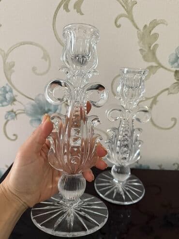 sebeke dekor: 2 ədəd şamdan. Qədimidir. Cütü 30 manat — 2