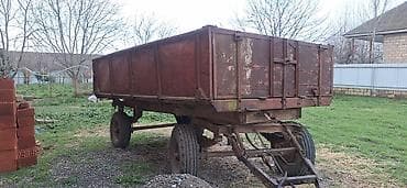 Kənd təsərrüfatı üçün qoşqu (iki oxlu) - Metal karkaslı, hündür — 3