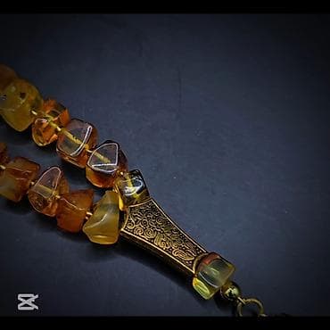 dini hediyyeler: Təbii kəhrəbadan təsbeh kolleksiyası qiymətlər 200_250azn - Material — 4