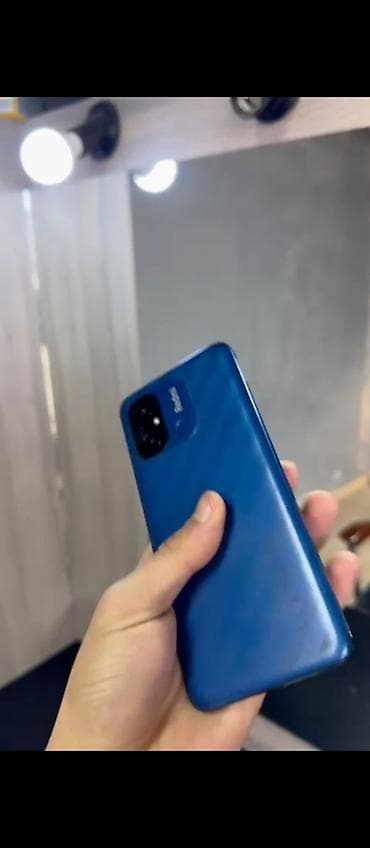 ТВ и видео: Redmi 12C, 128 ГБ, цвет - Голубой, Гарантия, Сенсорный, Отпечаток пальца — 1