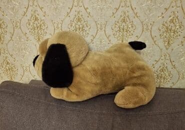 i̇nək yumşaq oyuncaqlar: Məhsul: Yumşaq oyuncaq – it - Material: xəzə bənzər yumşaq plyuş — 2