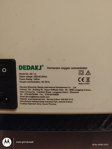Tibbi maskalar: DEDAKJ oksigen konsentratoru - Brend/model: DEDAKJ - Təyinat: ev və — 2
