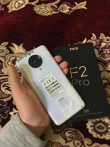 samsung s10 plus 2 el: Poco F2 Pro, 128 GB, rəng - Ağ, Sensor, Barmaq izi, Face ID — 1