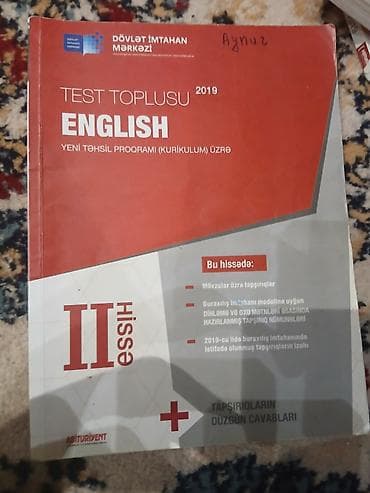 Testlər: Məhsul: “Test Toplusu – English (Yeni Təhsil Proqramı – Kurikulum — 2