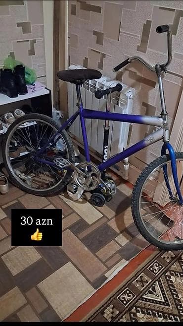 Velosiped – şəhər və məhəllədaxili sürüş üçün sadə model. - Rəng