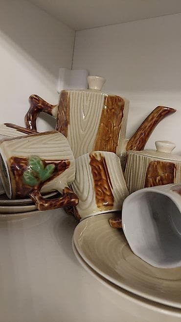 ağ süd: Qəhvə dəsti, rəng - Ağ, Farfor, Almaniya — 2