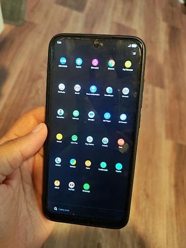 kreditle paltar yuyan: Redmi Note 8, 128 GB, rəng - Qara, Barmaq izi — 1