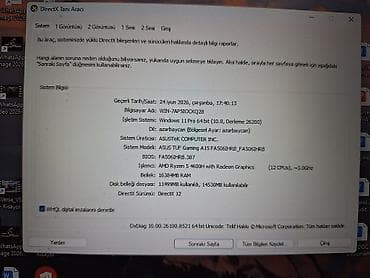 hyperx cloud 3: İşlənmiş ASUS TUF Gaming, 16 ", AMD Ryzen 5, 512 GB, Ünvandan götürmə — 3