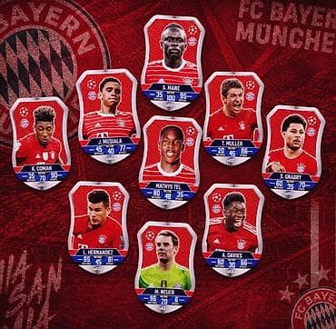 kardinal sep: FC Bayern München futbol kartları kolleksiyası — 1