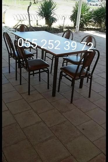 Restoran mebeli: Stol stul Qabe döner evləri resdram evlərniz baxı evlərin çöl daxli — 6